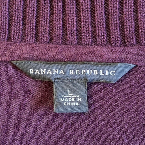 Banana Republic I Purple Cowl Neck Sweater Dress I Holiday 2008 - Picture 3 of 16